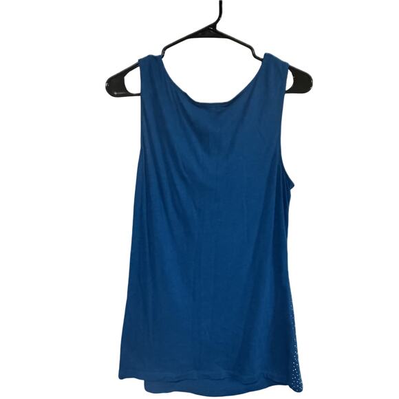 Express teal sparkly tank top - size Large - Picture 2 of 3